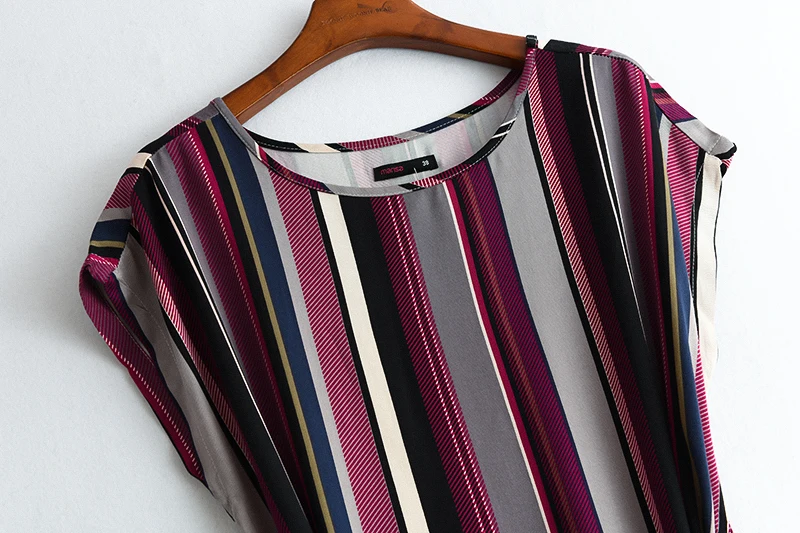 
Hot Sale Clothes 100% Rayon Fabric Women Casual Dress With Sleeveless stripe Print garments stock lots Apparel Stock 