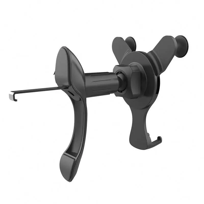 

Air vent phone holder REKmw magnet cell phone holder air vent magnetic car mount for smartphone, Black