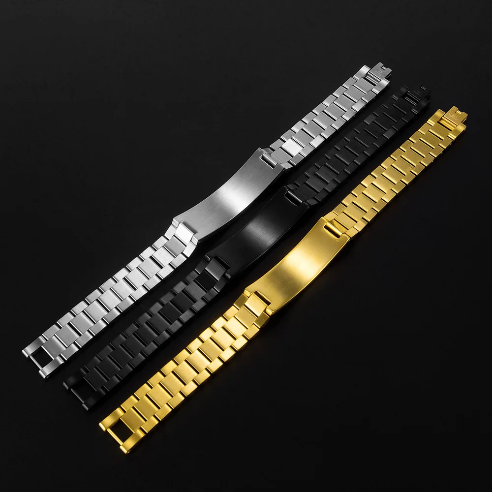 

Simple and glossy European and American titanium steel men's bracelet bracelet