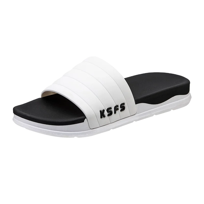 

2021 Net red customized printed men's slides slippers beach sandal soft thick bottom womens slippers sliders for men