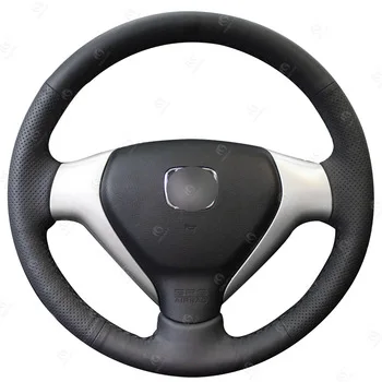 

Hand Sewing Steering Wheel Covers for Honda City 2007 2008 for Honda Fit 2007 2008 for Honda Jazz 2007 2008