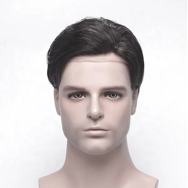 

Popular Mono With PU Around and Lace Front High Quality Hair Pieces for Men