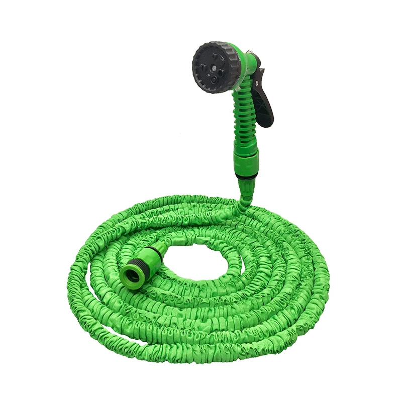 

Chinese Wholesale Expandable Garden Hose Pipe 25FT 50FT 75FT 100FT Expanding Strongest Water Hose With Plastic Quick Connector, Customized color accetable