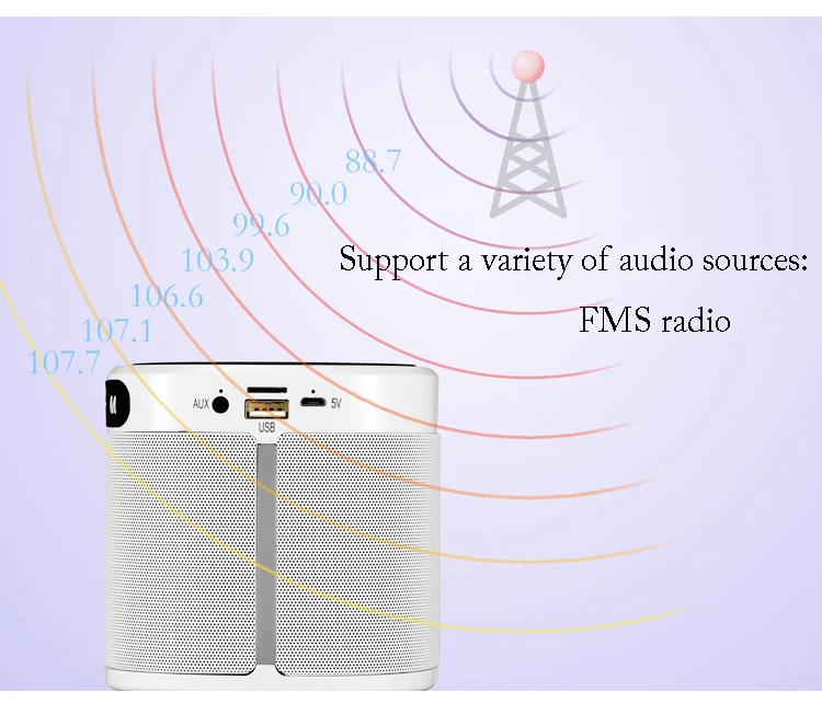 

OEM High Quality Portable Wireless Bluetooths Speaker and charger