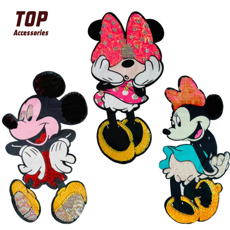

Sequined Embroidered Iron on Patch for Disney Cartoon Characters