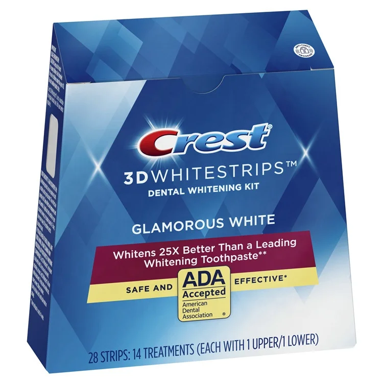 

Safe and ADA Accepted Effective Glamorous White Crest 3D White Whitestrips