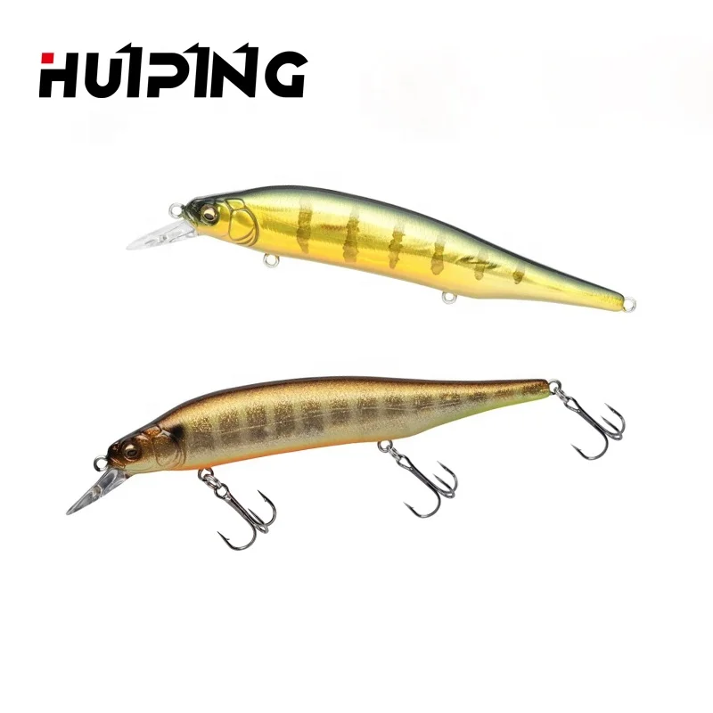 

115mm 15g Suspending Minnow Fishing Lure Tungsten Weight System 115sp Long Casting Pike Jerkbait Pesca Artificial Bait, 19 colors