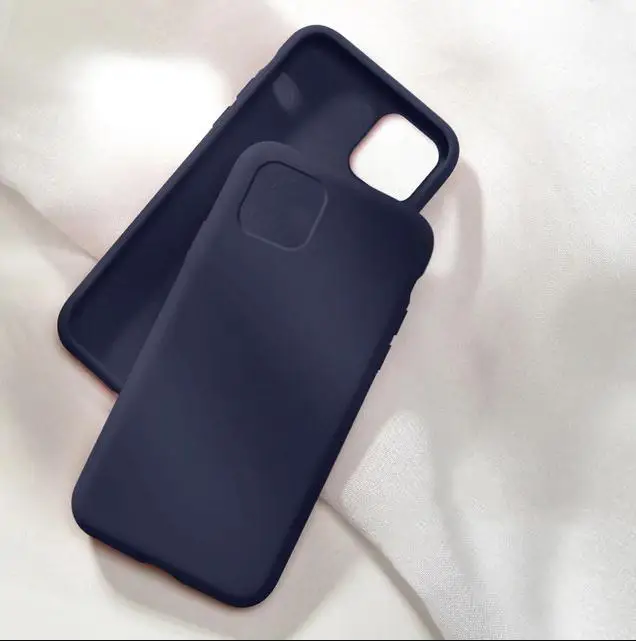 

High Quality Full Protection Soft Liquid Silicone Phone Case For iphone 11 pro, Black,red,bule,purple,gray,green and so on