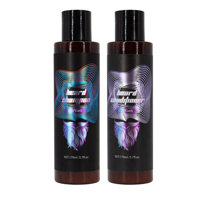 

The 170ml beard shampoo and conditioner for men can be customised with the logo