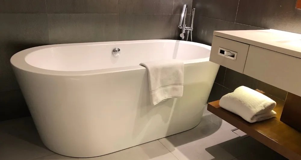 Outdoor Bathtub Terrazzo Resin Oval Bathtub Buy Outdoor Bathtub