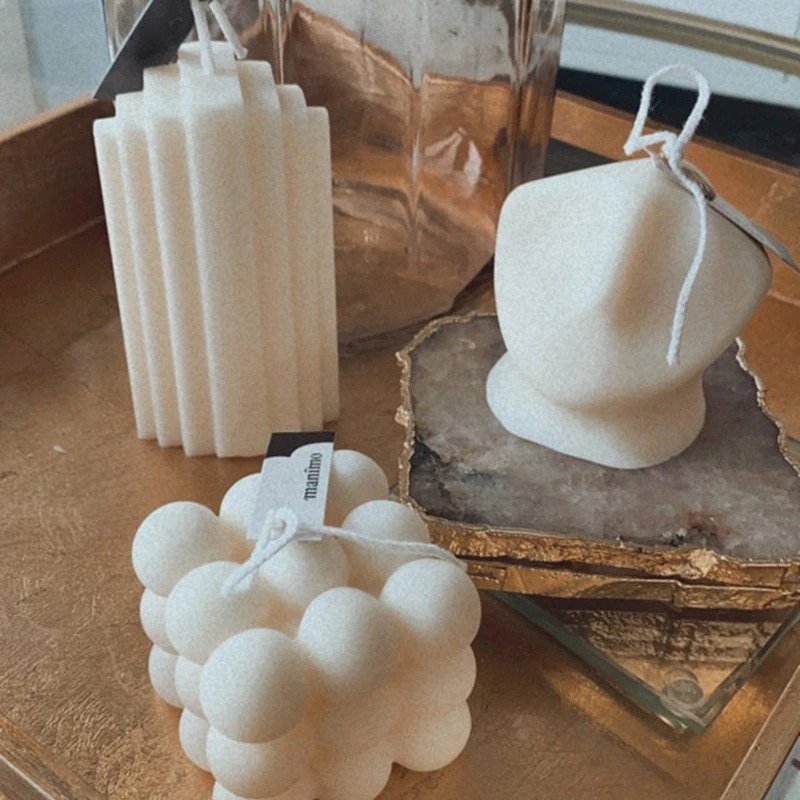 

D53 DIY Newest Aromatherapy Gypsum Sculpture Art-object Candle Mould Silicone Aesthetic Ceramic Face Candle Mold, Stocked / cusomized