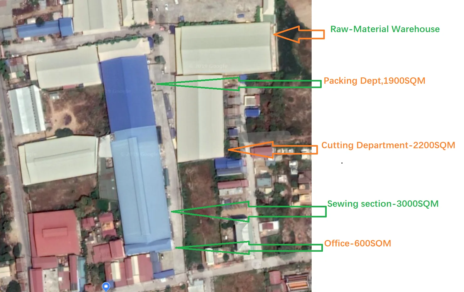 
sportswear factory profile from Cambodia WCA approved factory SMETA BSCI GRS factory 