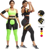 

Feelingirls Black Neoprene Leg And Waist Compression Women Private Label Waist Trainer Shapewear