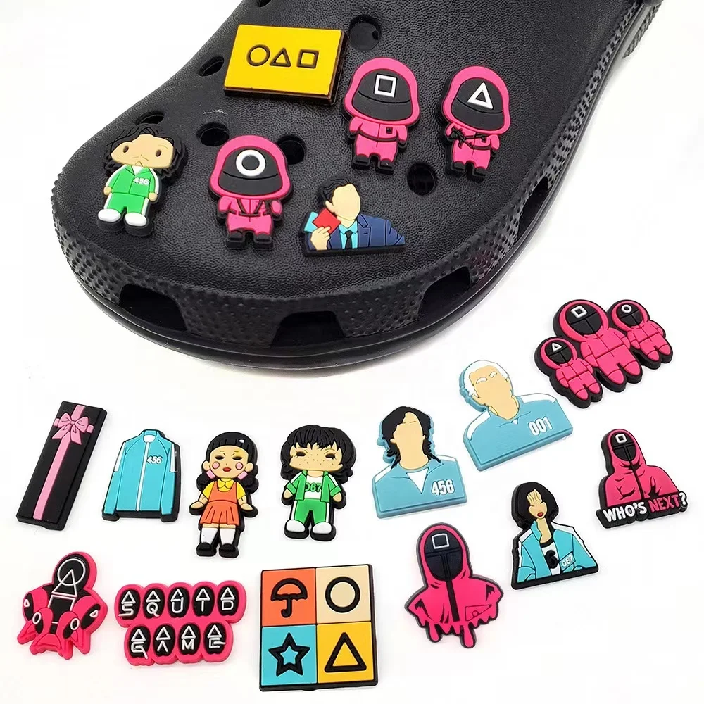 

Gaby new arrive hot sale pvc shoe charms for clog custom cartoon crocs 3d charms body jewelry, Colorful