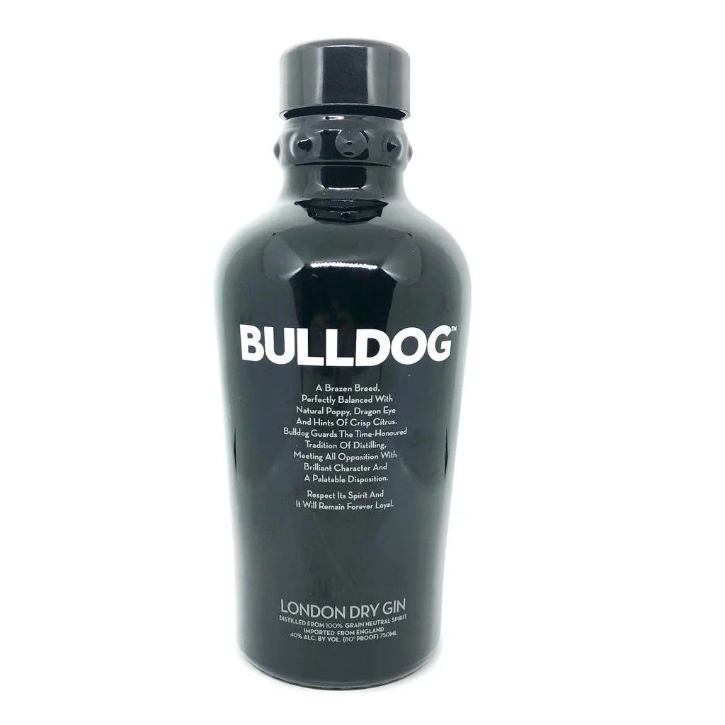 
40% Alcohol Content Distilled Bulldog Gin In Bottle Packaging From England  (1700001000082)