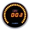 MIT Latest Design Of Racing Auto Gauge Amber Led Digital Display Clock Electrical Clock For Car