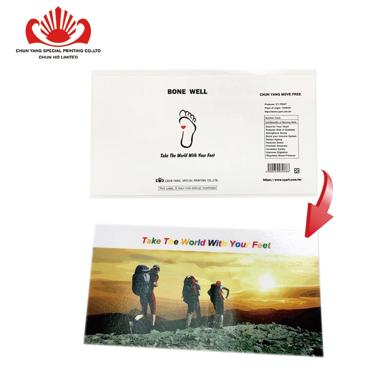 
Double sided etikette sticker for advertising 