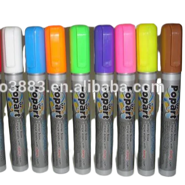 

Best glass decoration Neon color 4.5 MM Round tip Glass Chalk Pen