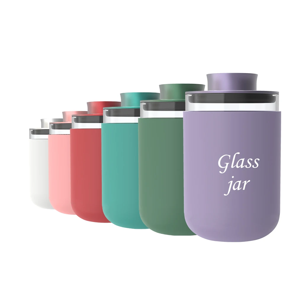 

Glass jars for weed pink white red