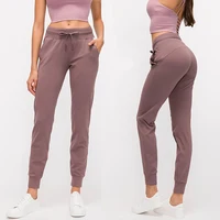 

Wholesale gym wear nylon spandex Yoga pant blank high waisted women's jogger pants