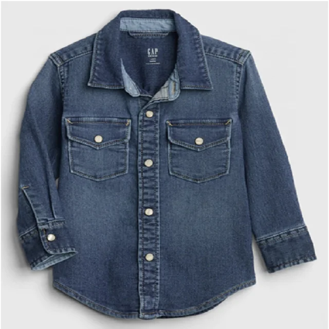 
Baby boys Long Sleeve Denim Shirt 