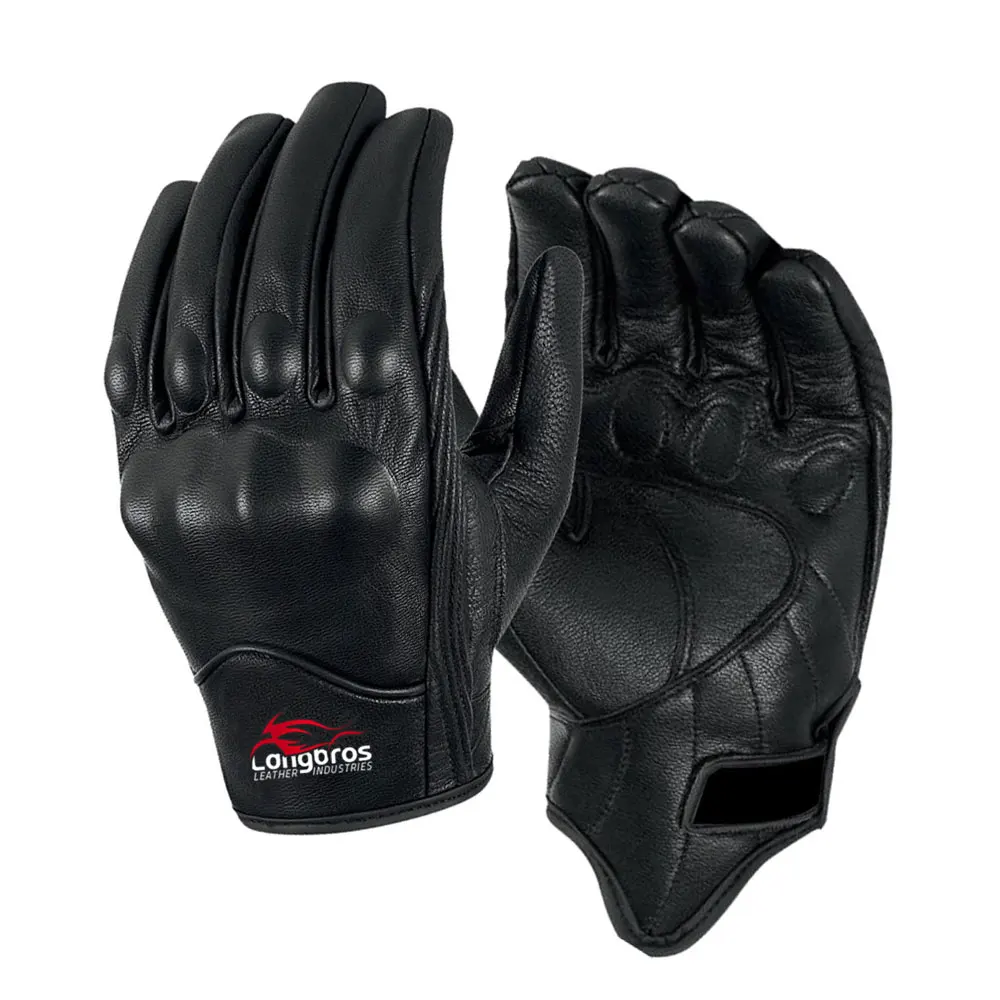 
Wholesale Latest Style Motorbike Leather Gloves Good Quality Motorbike Gloves Different Design Motorbike Leather Gloves 
