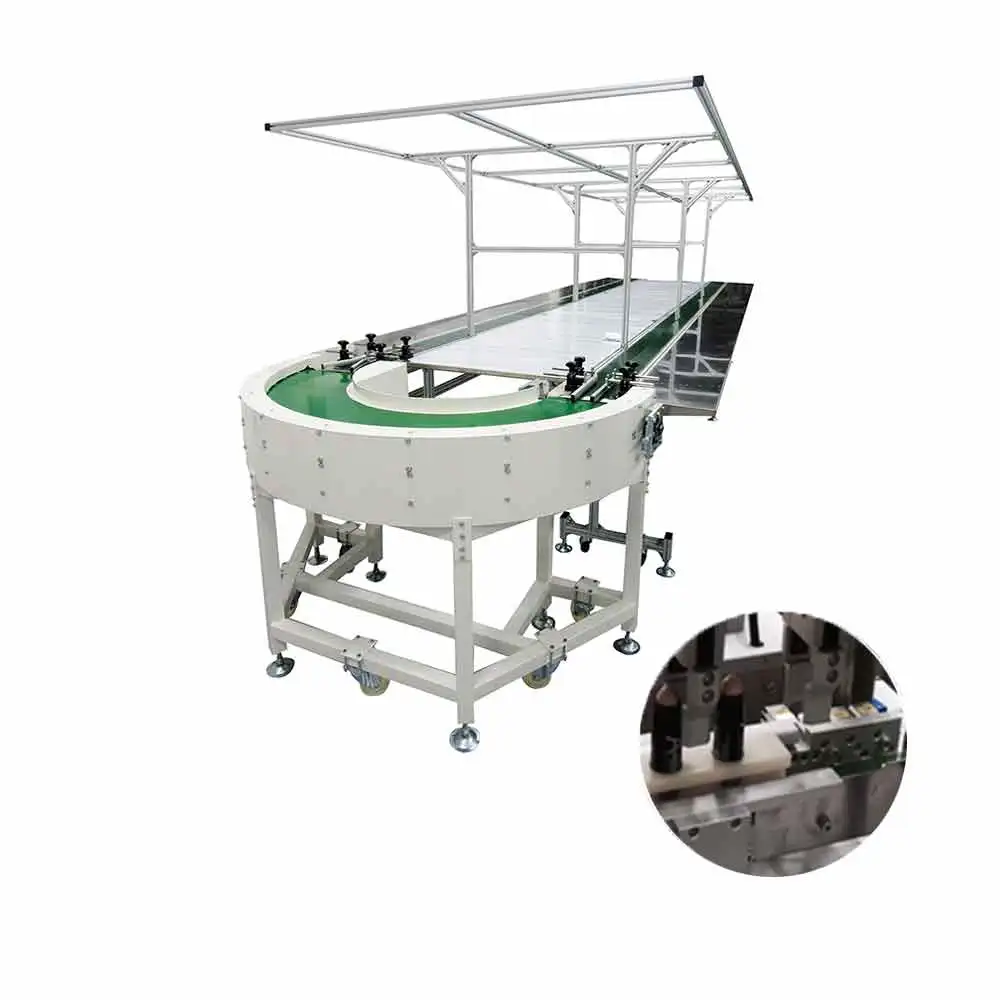 
pvc conveyor belt belt conveyor roller cosmetic product low price 