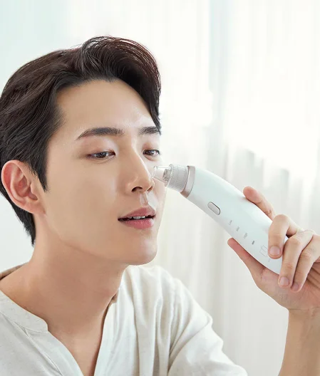 
Facial Pore Cleaner Sebum Vacuum Extractor Blackhead Removal Korean Beauty Suction Device 