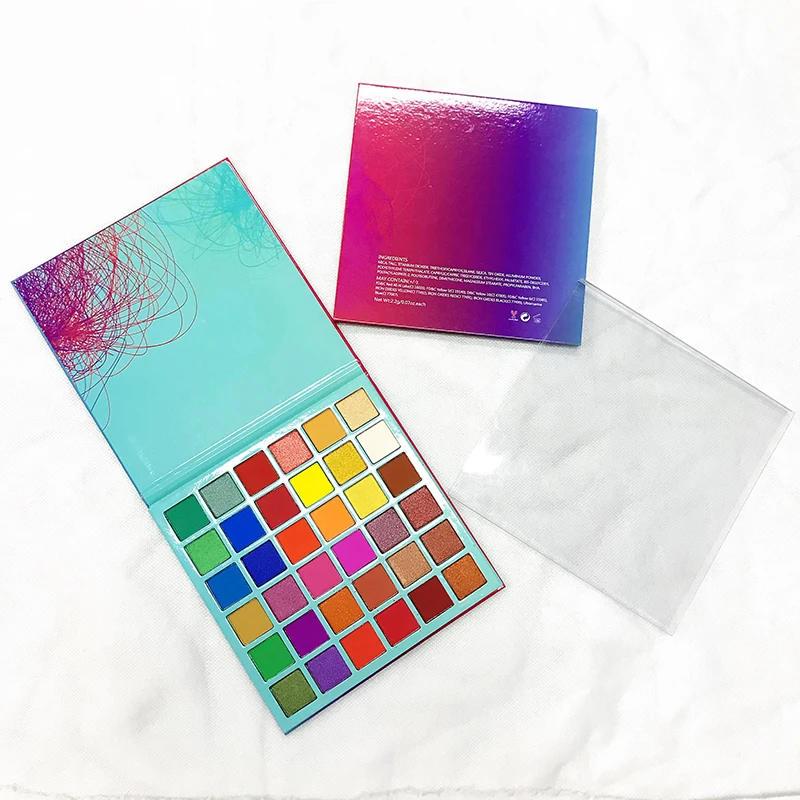 

Plastic makeup eyeshadow palette ultramo with high quality