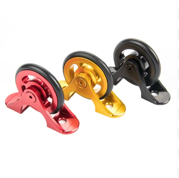 

Bicycle Accessories Folding Bike Easy Wheels Bike Single Mudguard Fender Wheel Rollers For Brompton, Customized color