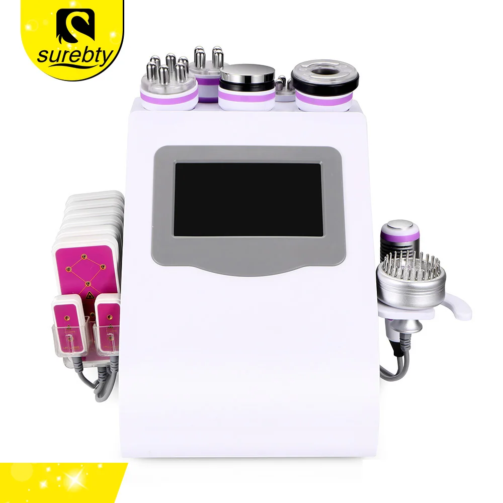 

Surebty 9 in1 Unoisetion 40K Cavitation Vacuum Ultrasonic RF Laser Beauty Machine