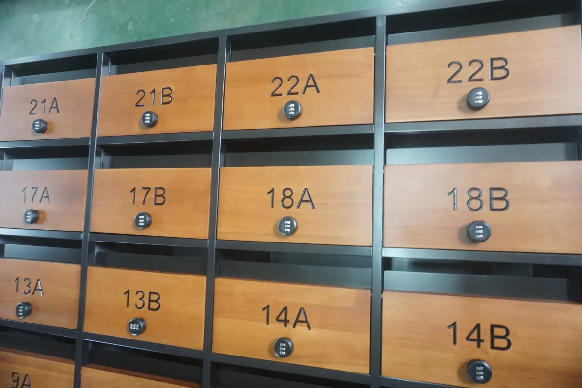 Custom Wood Steel Building Letter Box Mail Box For Indoor And Outdoor