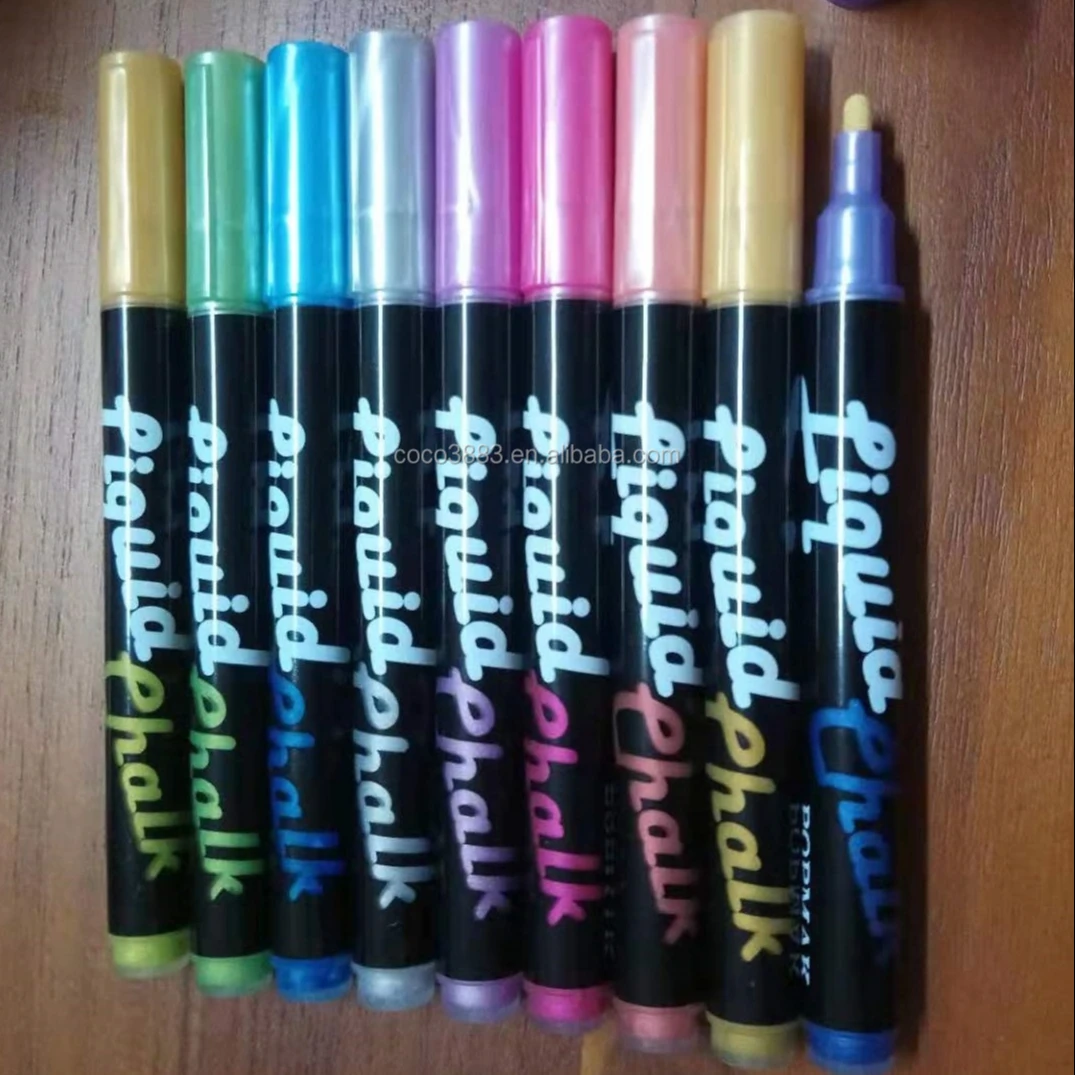 

Metallic Ink Hot selling Water based Glass chalk marker