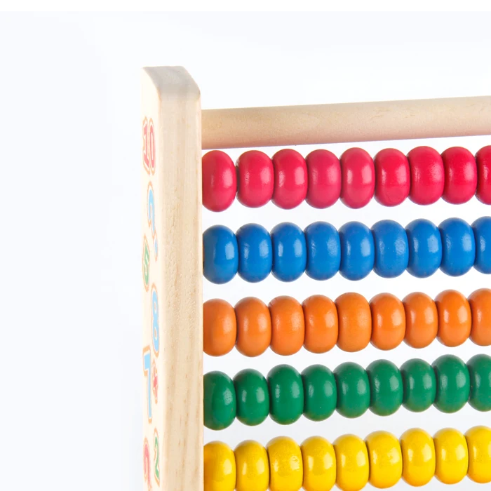 

Wooden Abacu, Mini Wooden Abacus Math Learning Toy Numbers Counting Calculating Beads Montessori Educational Toy 1 Piece Colors