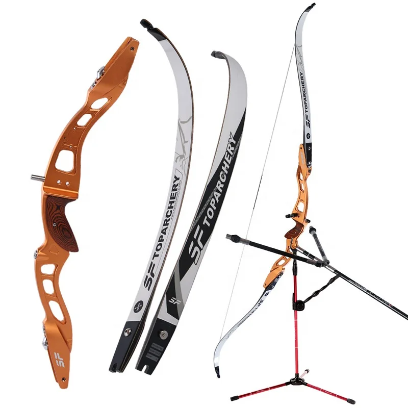 

TopArchery Wholesale Archery competition Recurve Bow ILF Riser hunting archery equipment for outdoor hunting, As picture