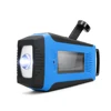 emergency weather solar crank flashlight with am fm noaa digital radio