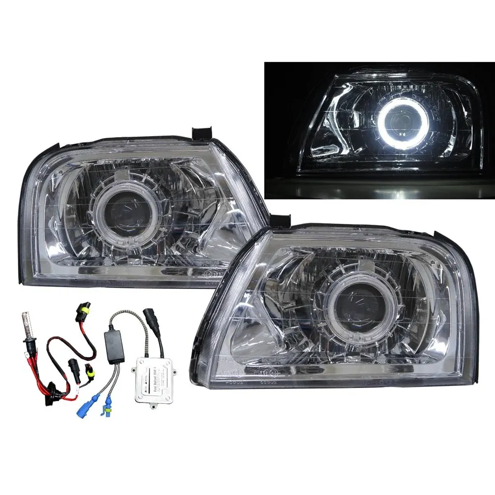 

L200 MK1 96-01 Guide LED Angel-Eye Projector HID Headlight CH for Mitsubishi LHD