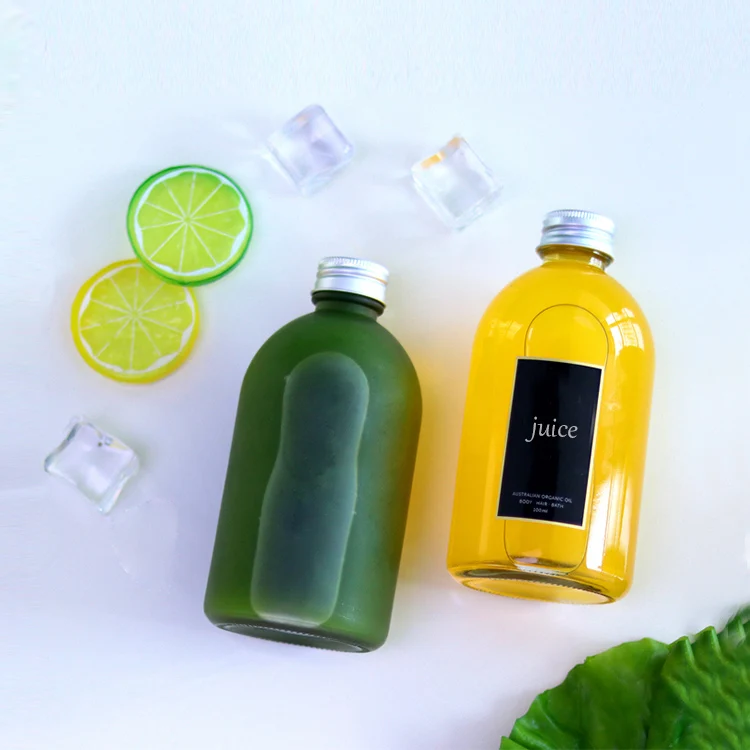 Wholesale Spirit Bottles Frosted Glass Sode Bottle Juice Water Bottle