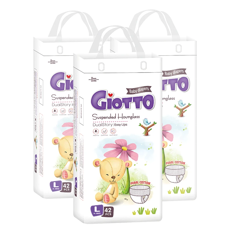 Baby Diapers Disposable Low Price Factory Price pampering baby Diaper in China Baby Diapers pullups pants in bales not merrie