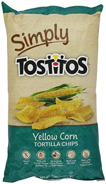 
TOSTITOS Simply Yellow Corn Tortilla Chips 240g 
