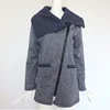 Popular style Autumn and Winter fashion Cardigan sweater women side zipper pocket coat jacket