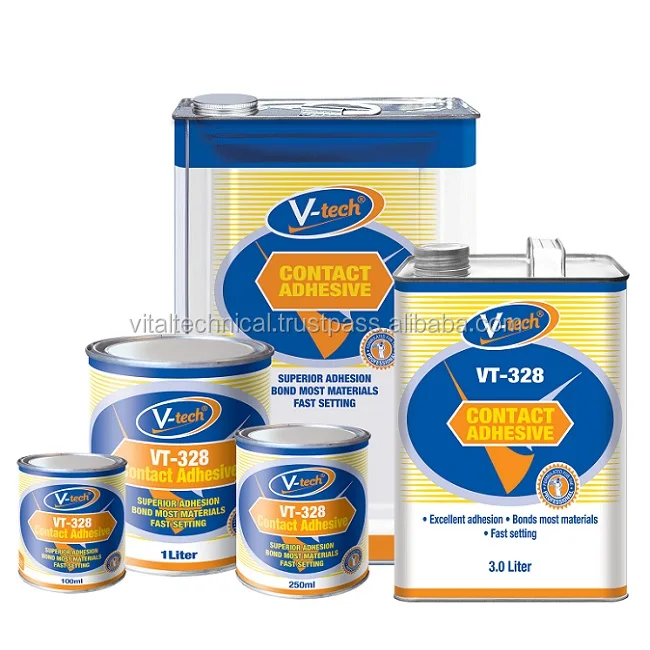 VT328/VT328H Contact Adhesive Yellow Glue Bonding Laminated Formica