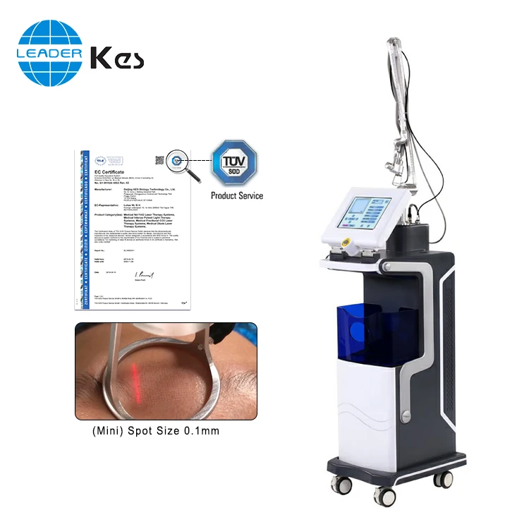 

China supplier Beijing KES permanent scar skin tag removal system CO2 Fractional Laser device