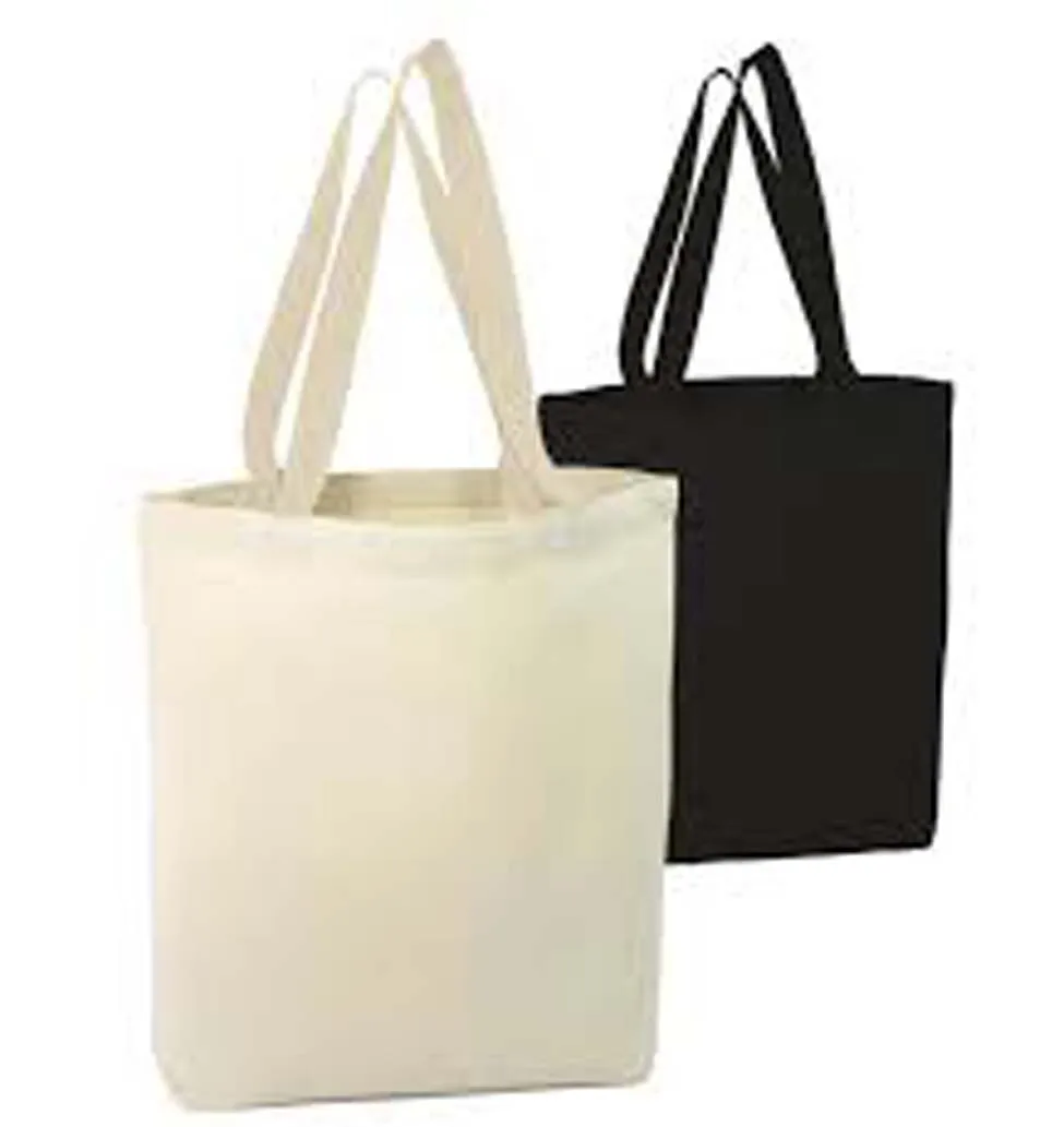 Canvas Tote Bags Blank Canvas Bags Plain Wholesale Gusset and Long Handles 