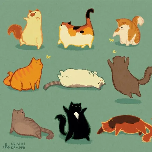 Рисунок коты