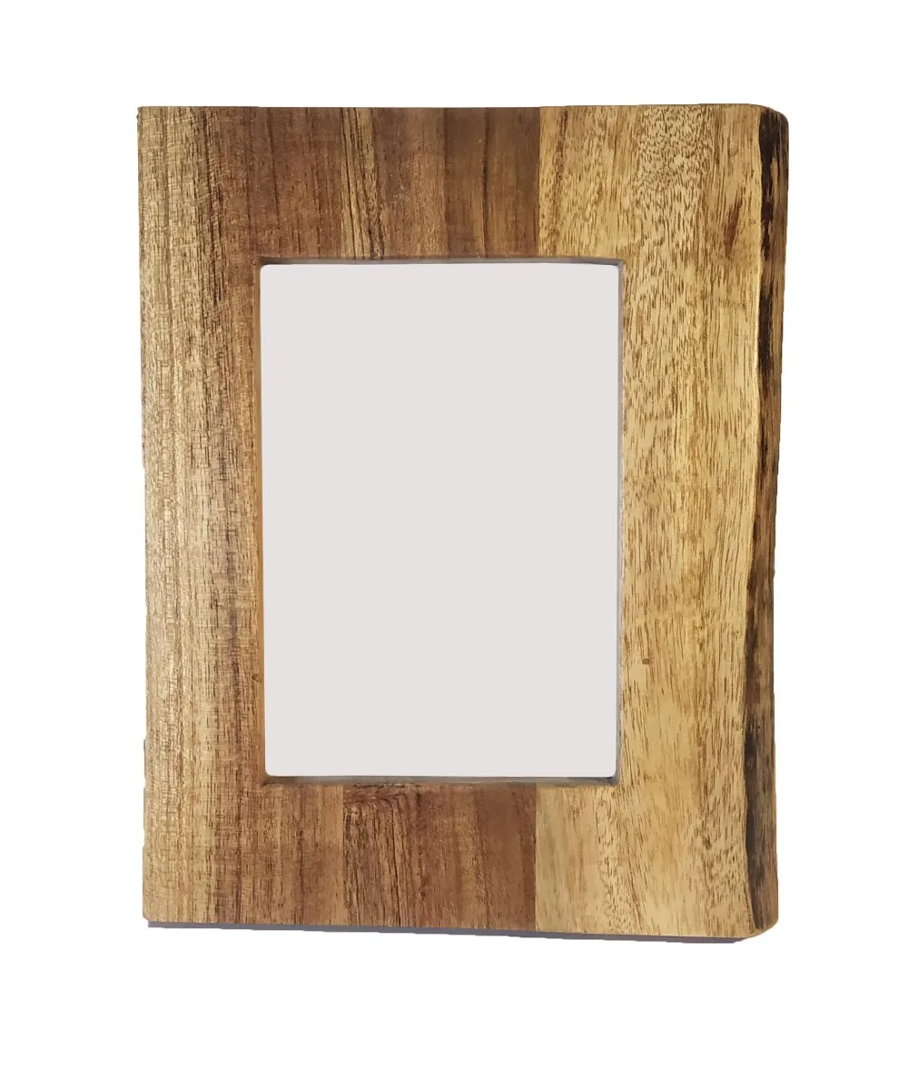 Acacia Solid Wood Picture Frame 5x7inches Wall Hanging Customize Photo