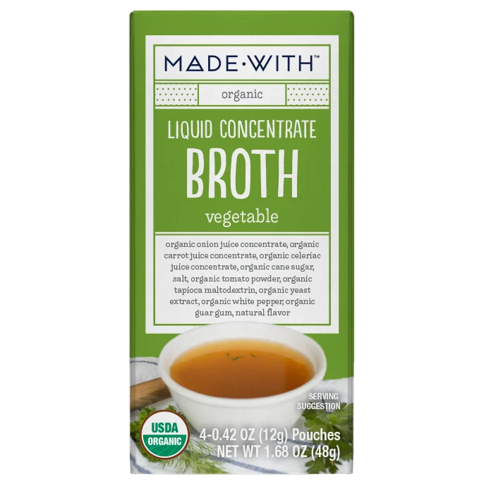 
Pure Organic Onion Juice BROTH CONCENTRT VEG ORG 1.680 OZ (48g) Manufactured By MADE WITH Brand 