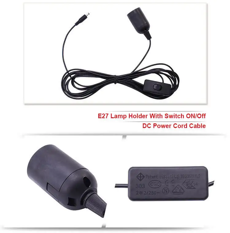 12 volt plug with switch