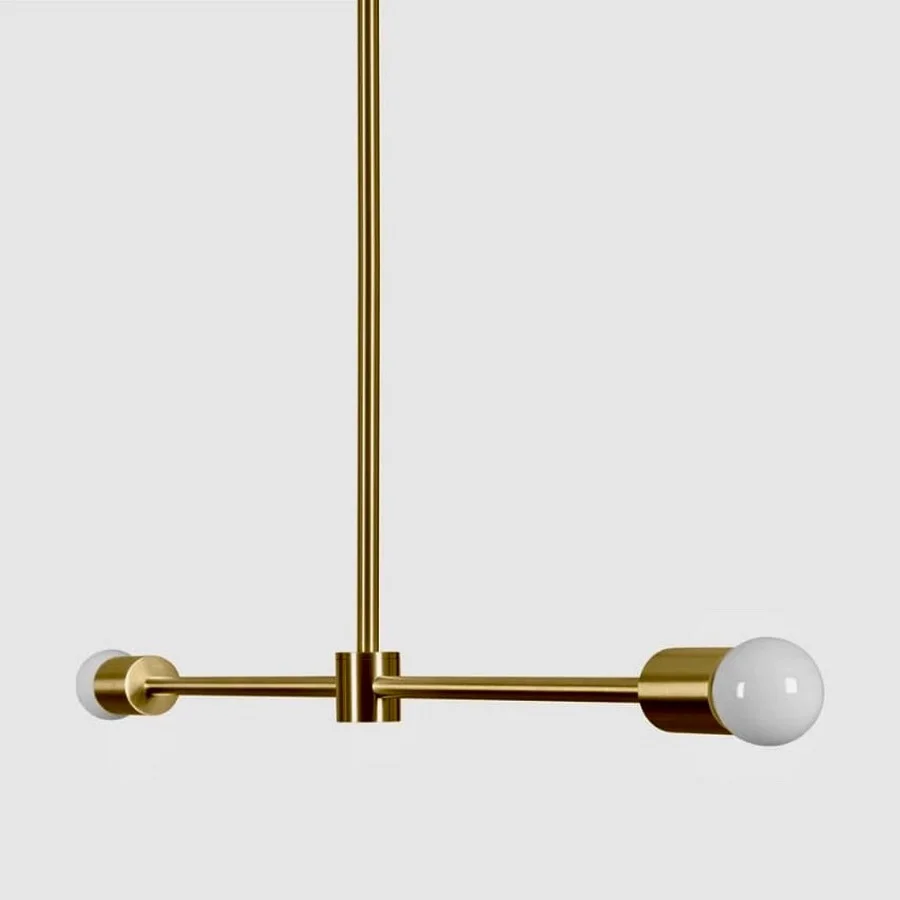 Modern Brushed Brass Sputnik chandelier light Fixture ready to export in bulk quantity