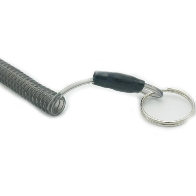 

Factory Long Plastic Steel Wire Wrist Fishing Tackle Accessory Wholesale Fishing Miss Rope, Black